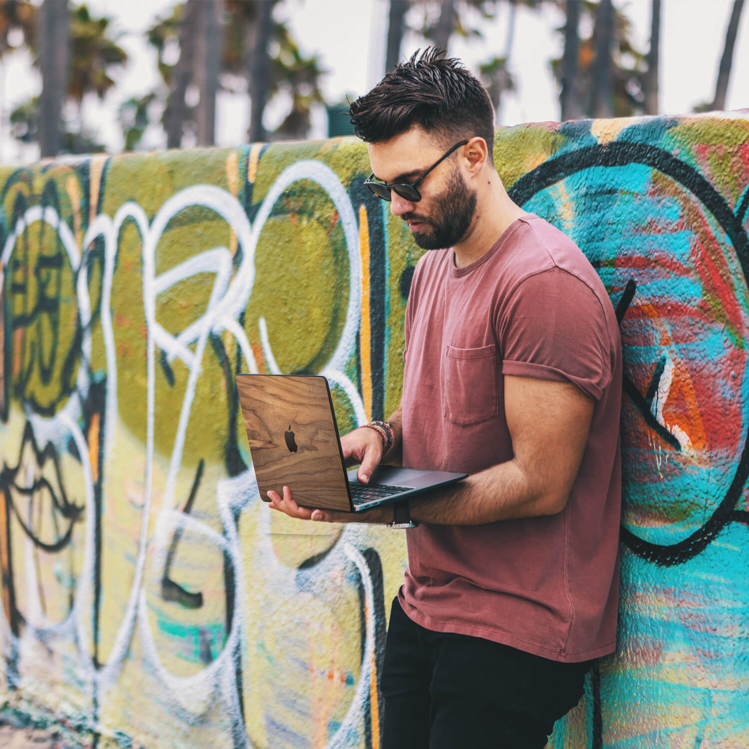 Wood MacBook Case