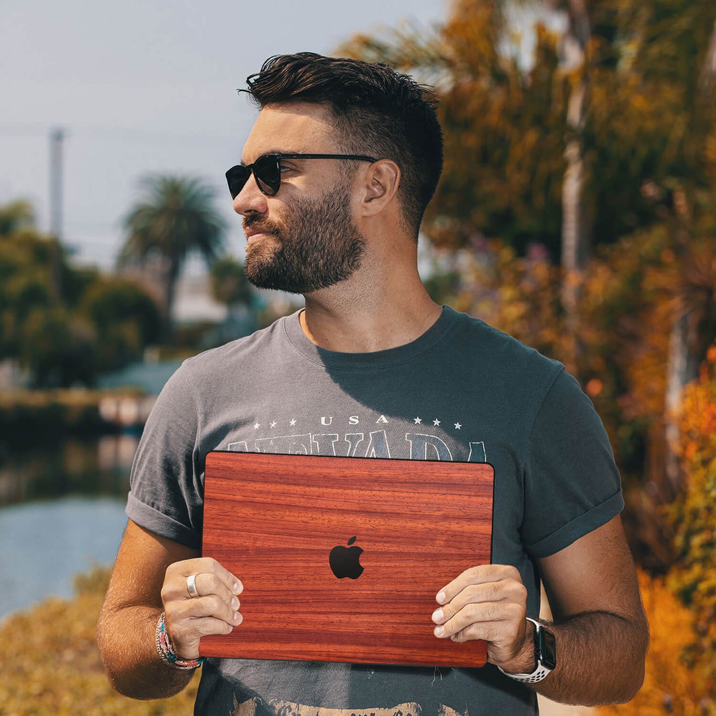 Wood MacBook Case