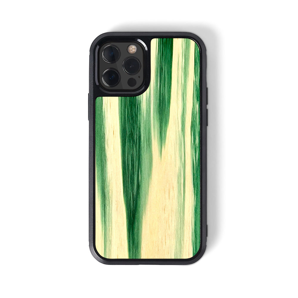 Irodori Dyed Wood iPhone -  Green (Midori 緑) / Hinoki Cypress