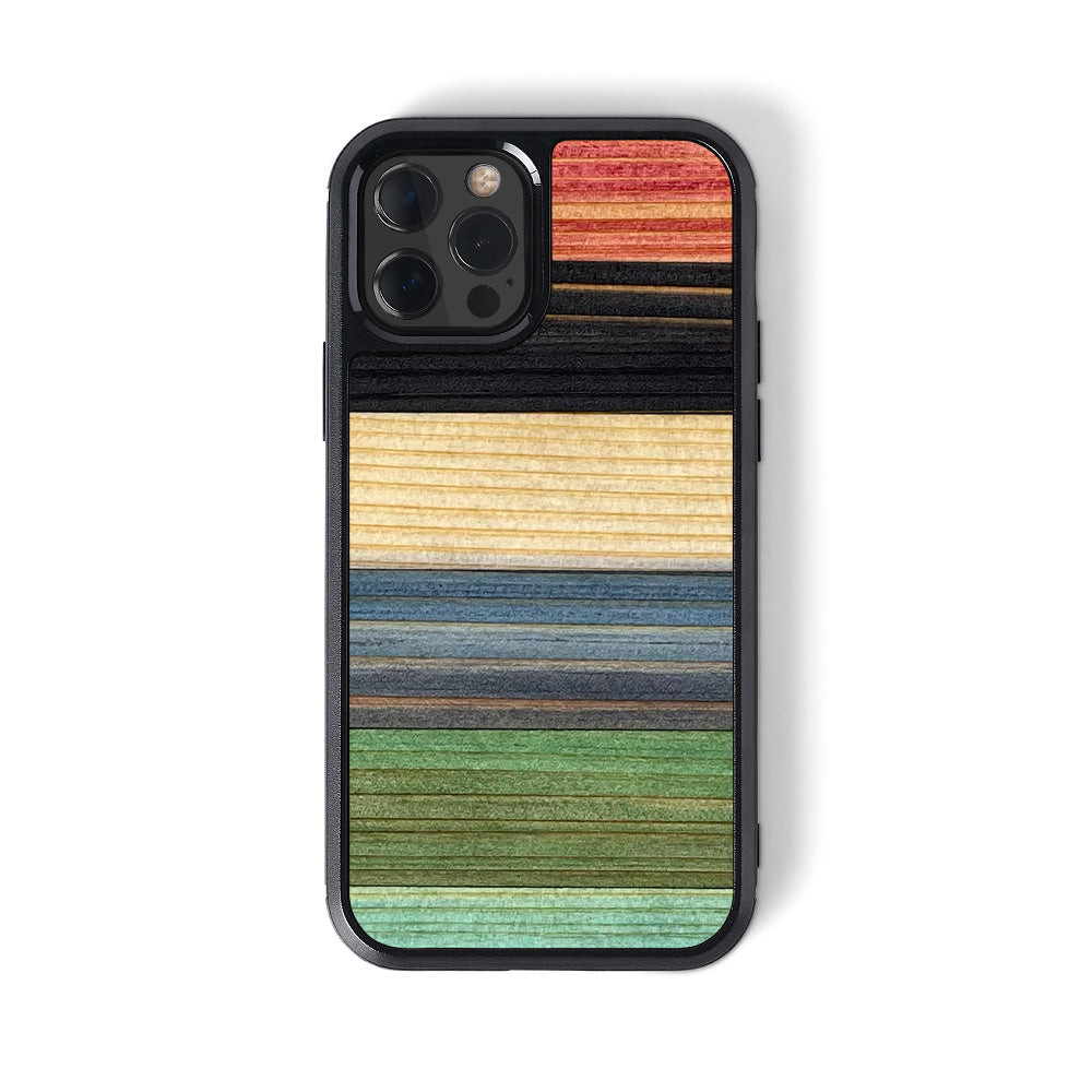 Irodori Dyed Wood iPhone - Multicolor (Niji iro 虹色) / Japanese Cedar
