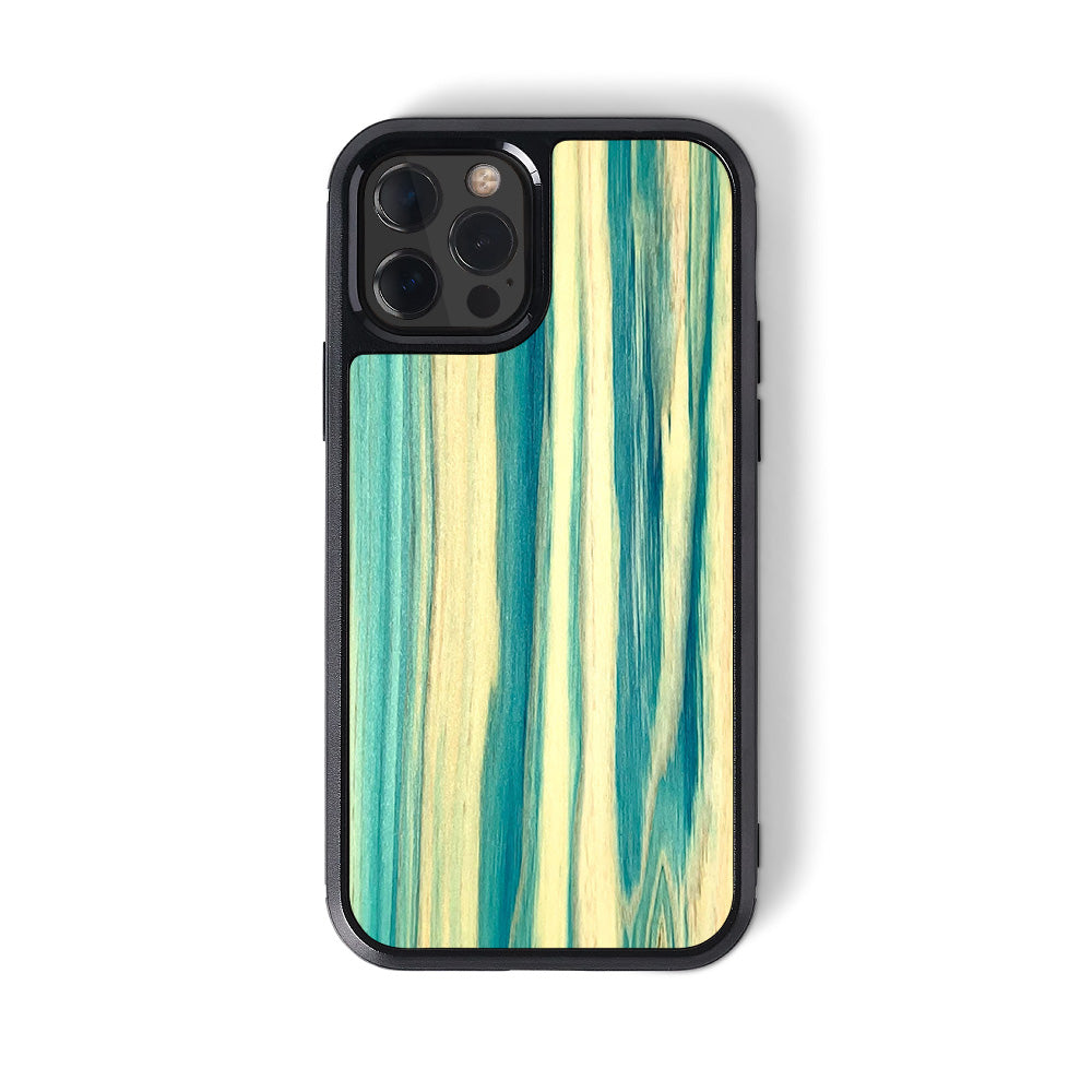 Irodori Dyed Wood iPhone -  Sky Blue (Mizuiro 水色) / Hinoki Cypress