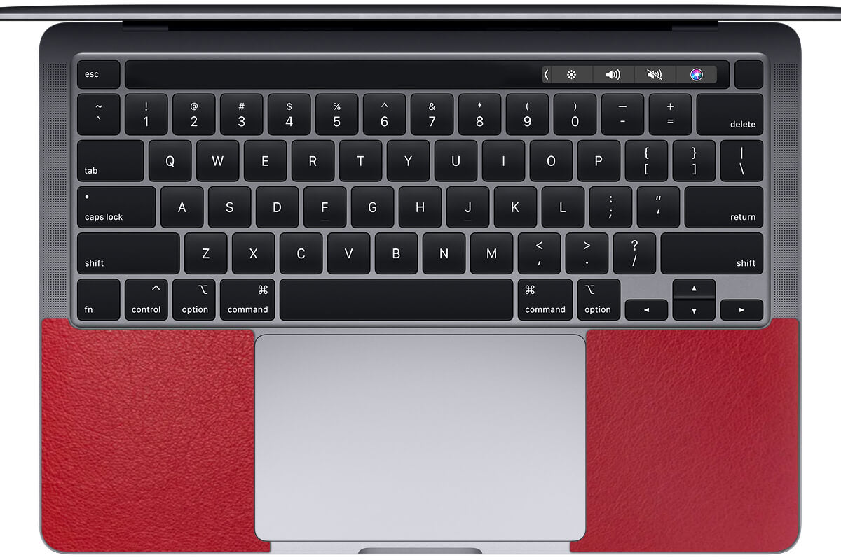 Red Computer Shell Red Apple Laptop