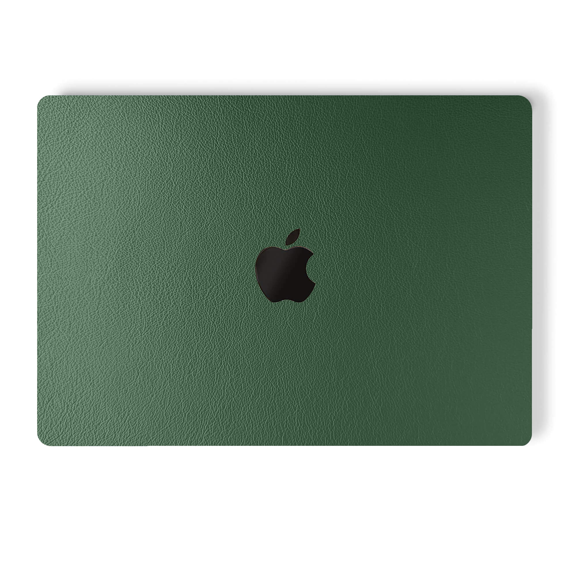 alt:Leather MacBook Skin| var:forest-green